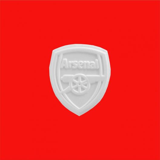 Arsenal logo shaped peppermints