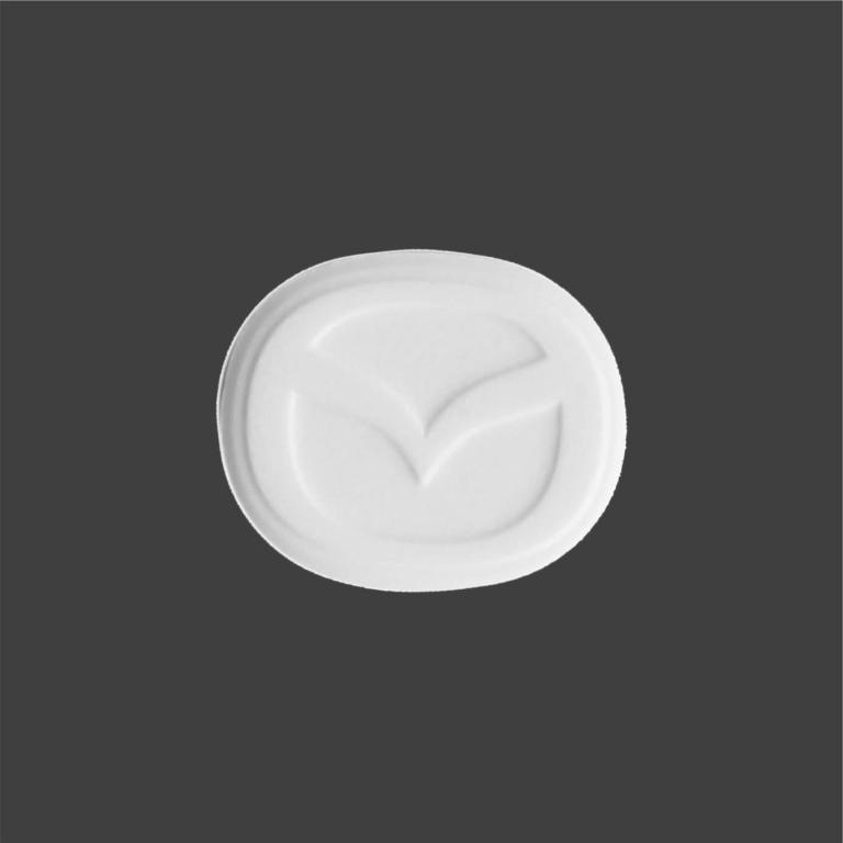 Mazda logo car shaped mints
